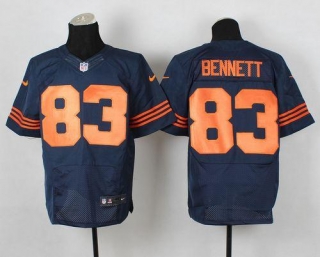 Nike Bears -83 Martellus Bennett Navy Blue 1940s Throwback Men's Stitched NFL Elite Jersey