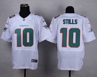 Nike Miami Dolphins #10 Kenny Stills White Men's Stitched NFL Elite Jersey