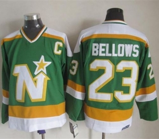Dallas Stars -23 Brian Bellows Stitched Green CCM Throwback NHL Jersey