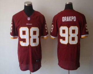Nike Redskins -98 Brian Orakpo Burgundy Red Team Color Stitched NFL Elite Jersey