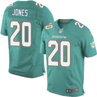 Nike Dolphins -20 Reshad Jones Aqua Green Team Color Stitched NFL New Elite Jersey