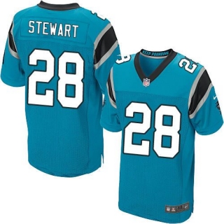 Nike Panthers -28 Jonathan Stewart Blue Alternate Men's Stitched NFL Elite Jersey