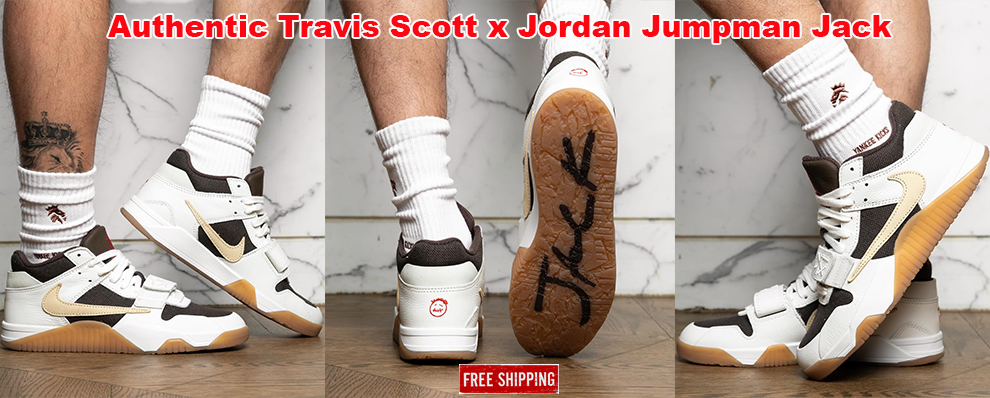 Authentic Travis Scott x Jordan Jumpman Jack